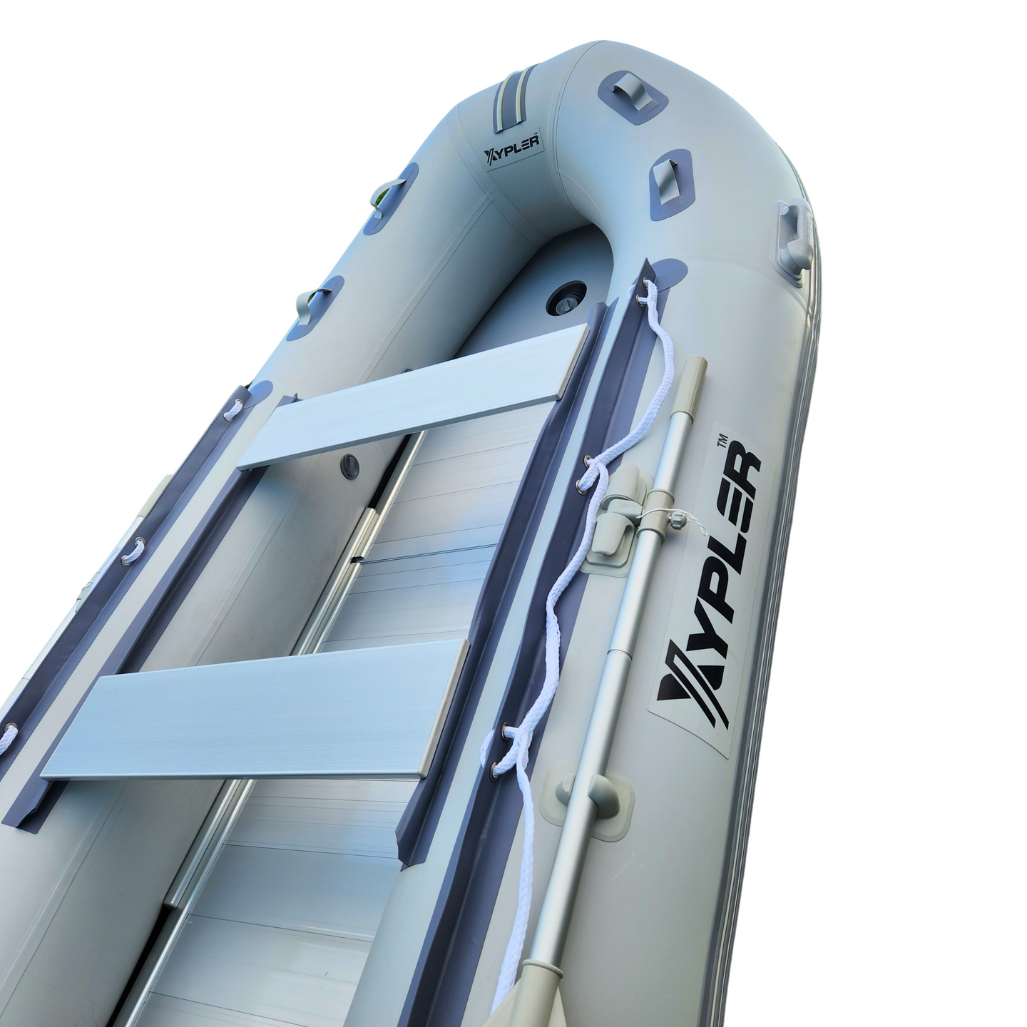 Gray Dinghy Boat